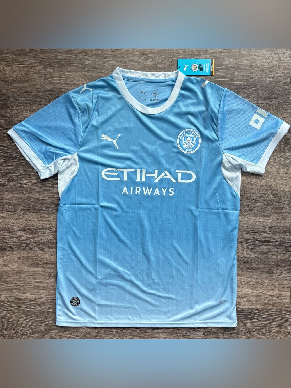 Puma Manchester City Men’s Light Blue Home Jersey Premier League Men’s M